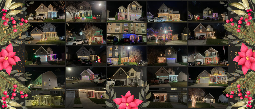 PFC 2020 Holiday Lights Contest Participants